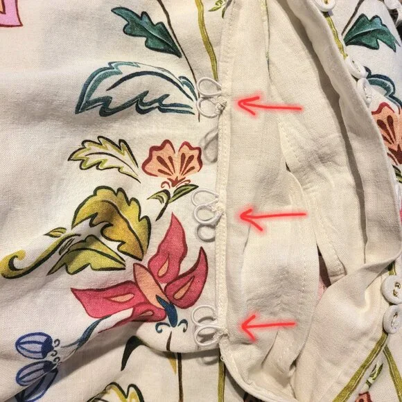 FARM Rio Floral Embroidered Jumpsuit - White and Pink - Picture 5 of 9